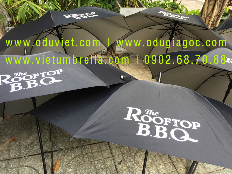 xưởng sản xuất ô dù cầm tay in logo quảng cáo
